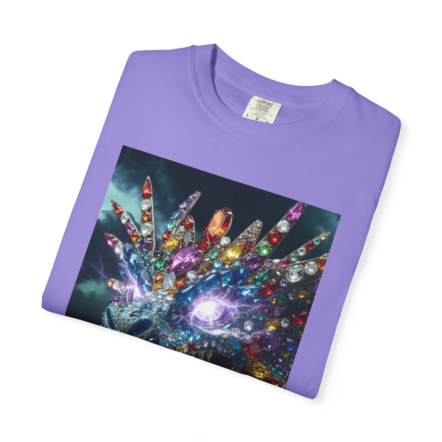 Dragon Crystal T-Shirt — Psychedelic Gem Monster Graphic Tee