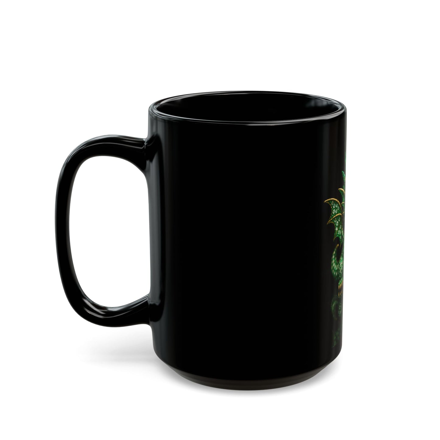 Green Dragon Fantasy Mug - 11oz & 15oz