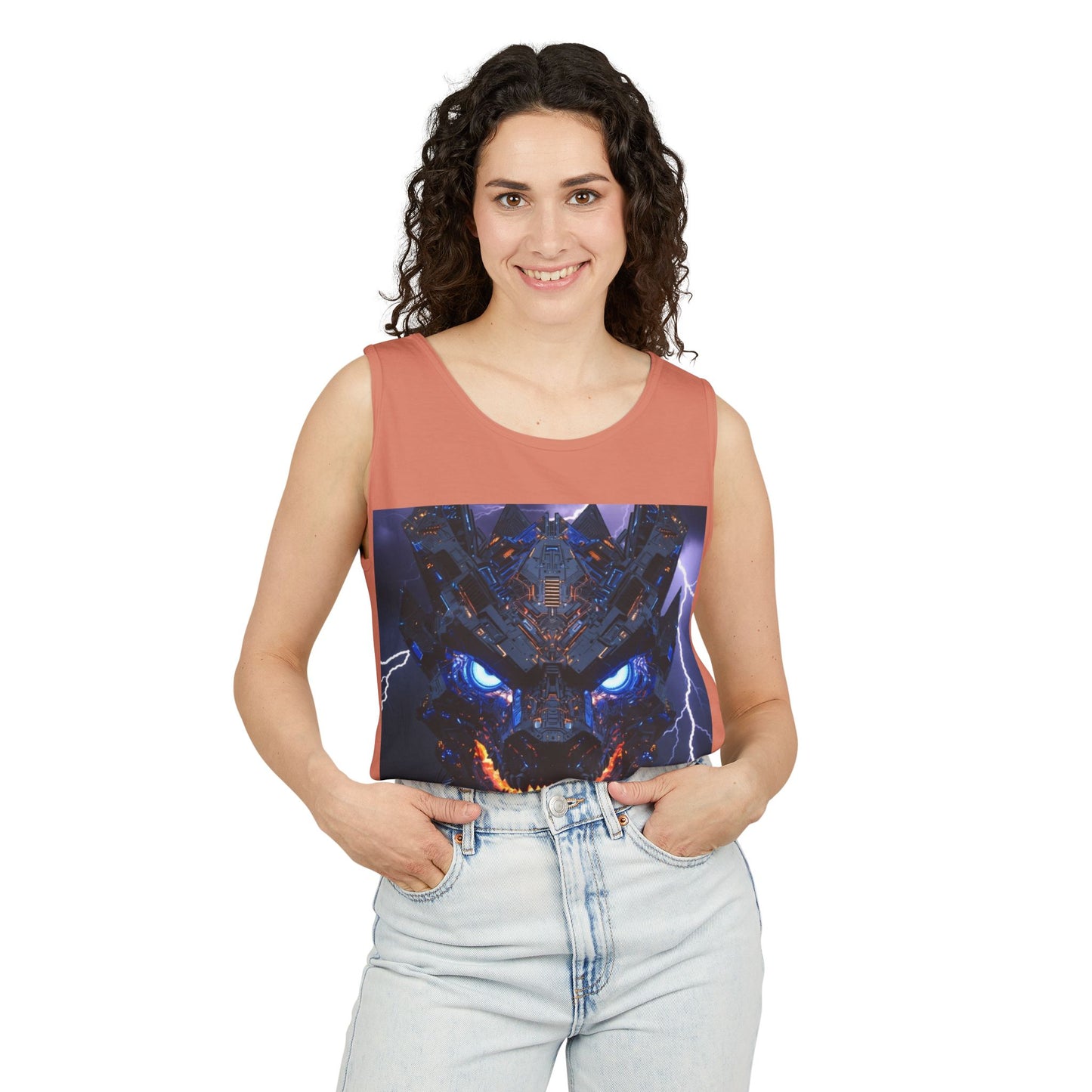 Dragon Storm Tank Top – Fierce Lightning Dragon Graphic Tank