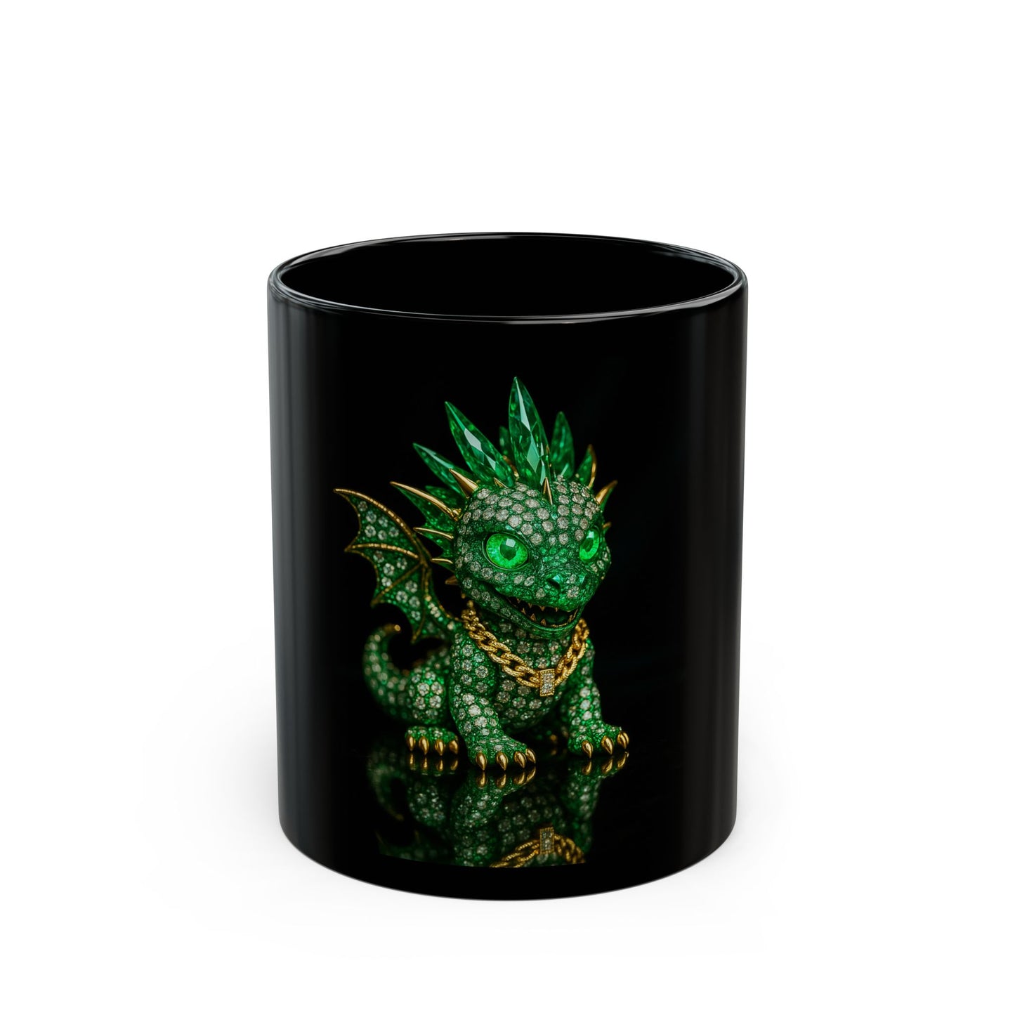 Green Dragon Fantasy Mug - 11oz & 15oz