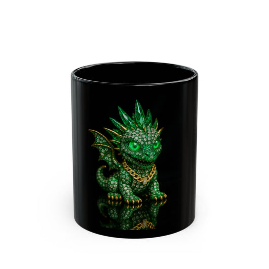 Green Dragon Fantasy Mug - 11oz & 15oz