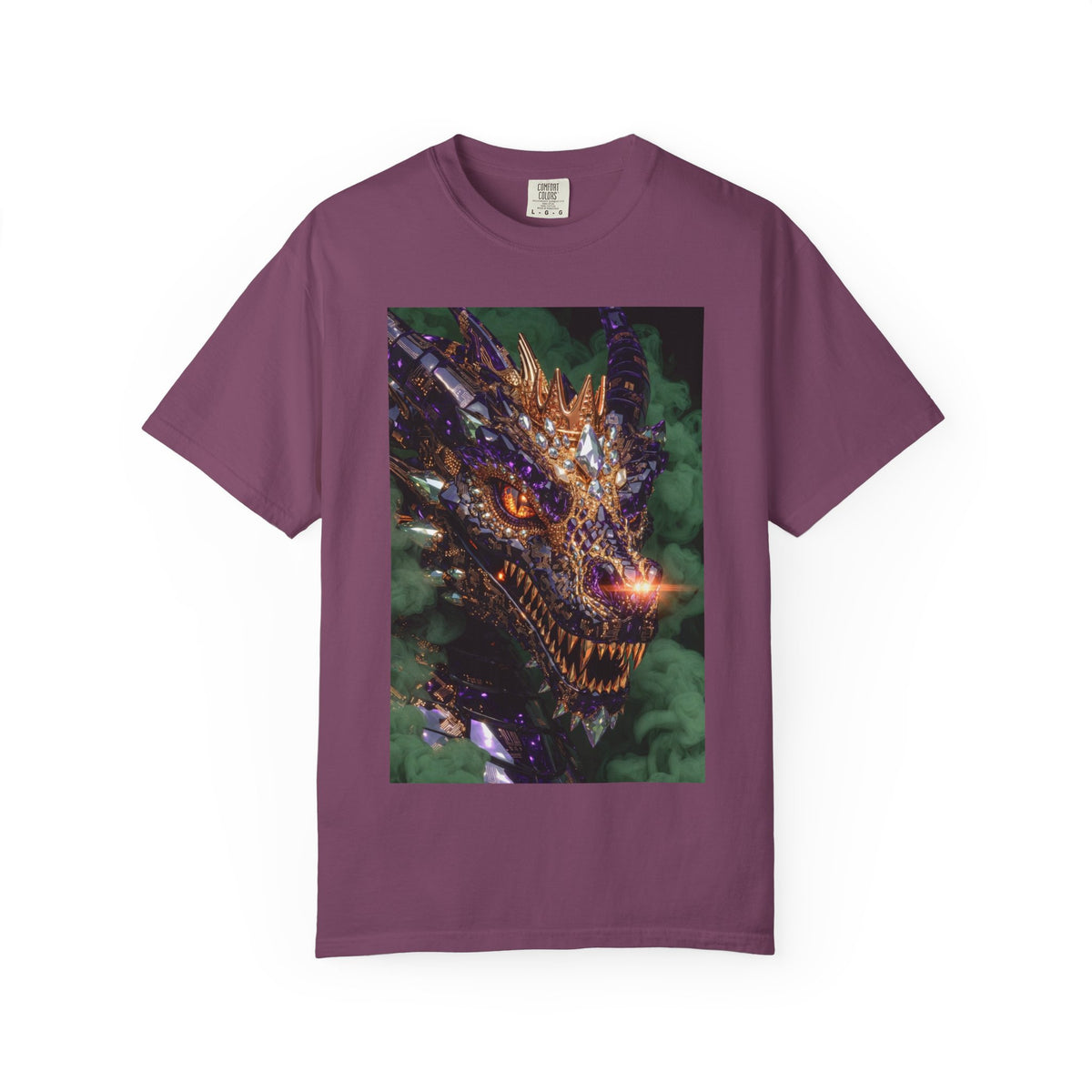 A Dragon Pocket Graphic T‑Shirt — Fiery Fantasy Chest Print