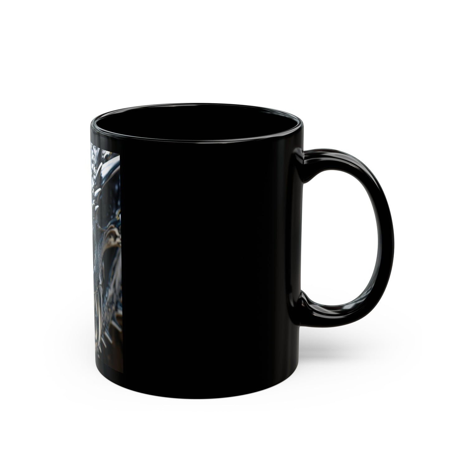 Dragon Slayer Black Mug - 11oz & 15oz Fantasy Coffee Cup