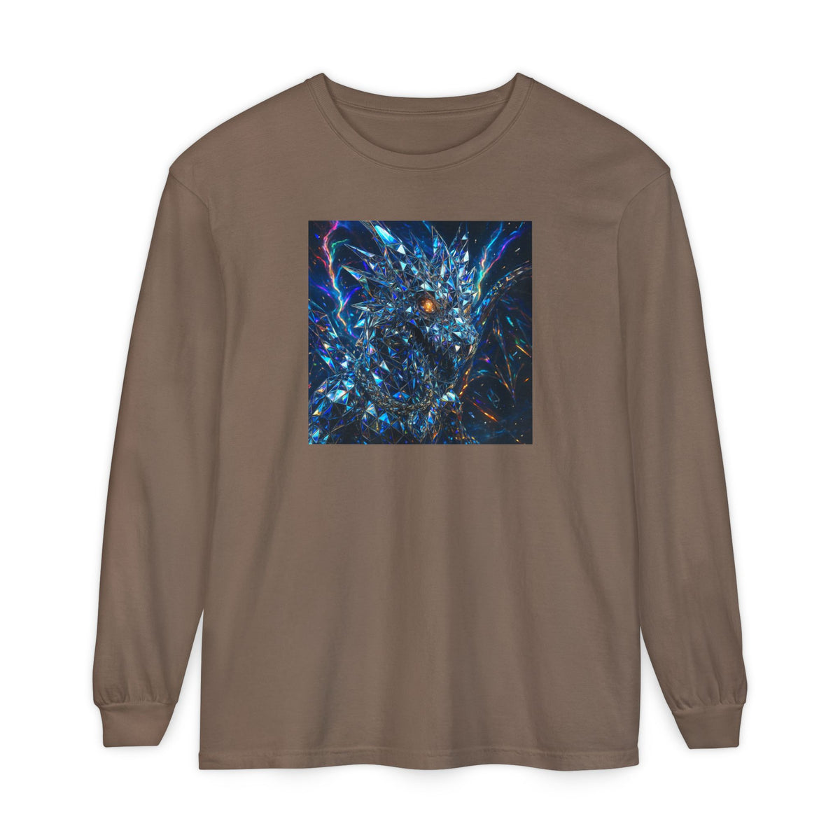 A Glass Dragon Garment-dyed Long Sleeve T-Shirt