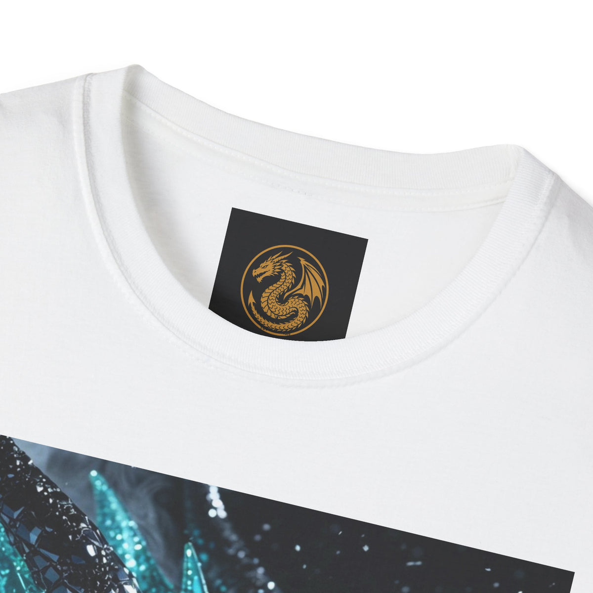 An Ice Dragon T-Shirt — Electric Frost Dragon Graphic Tee