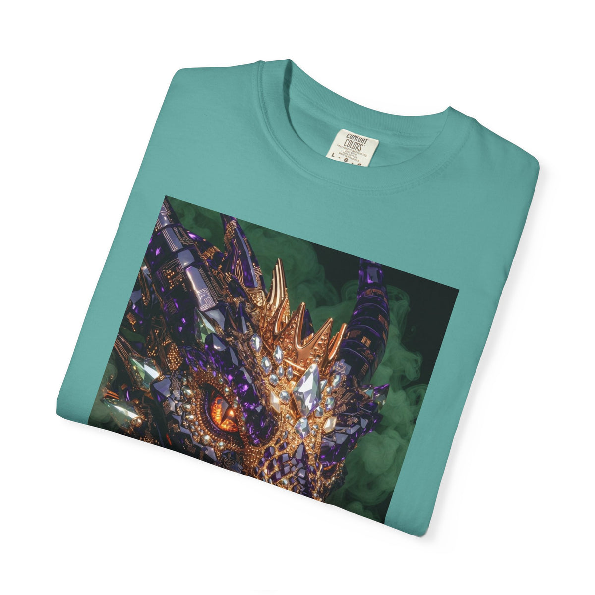 A Dragon Pocket Graphic T‑Shirt — Fiery Fantasy Chest Print