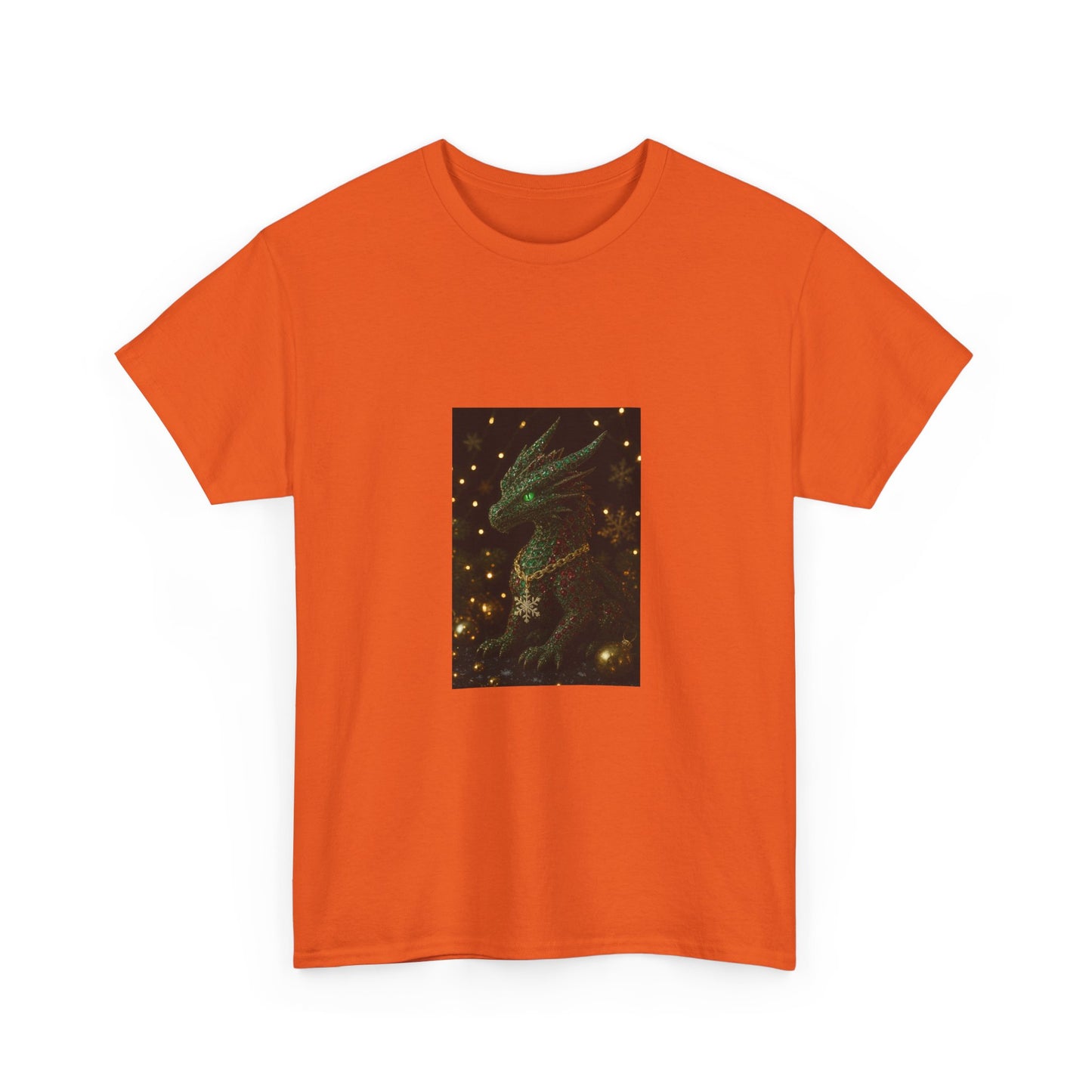 Christmas Dragon Constellation T-Shirt — Mystical Green Dragon & Starry Night Tee