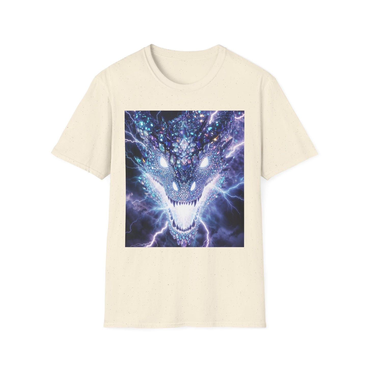 Electric Dragon T-Shirt — Neon Lightning Monster Graphic Tee
