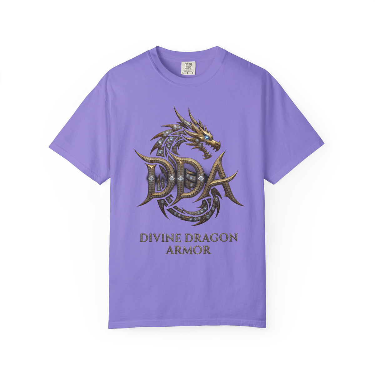 A DIVINE DRAGON ARMOR MEN OR WOMANS Garment-Dyed T-shirt