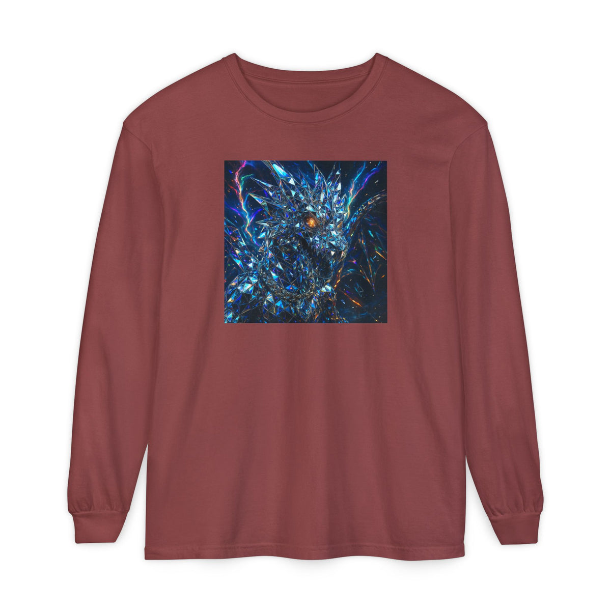 A Glass Dragon Garment-dyed Long Sleeve T-Shirt