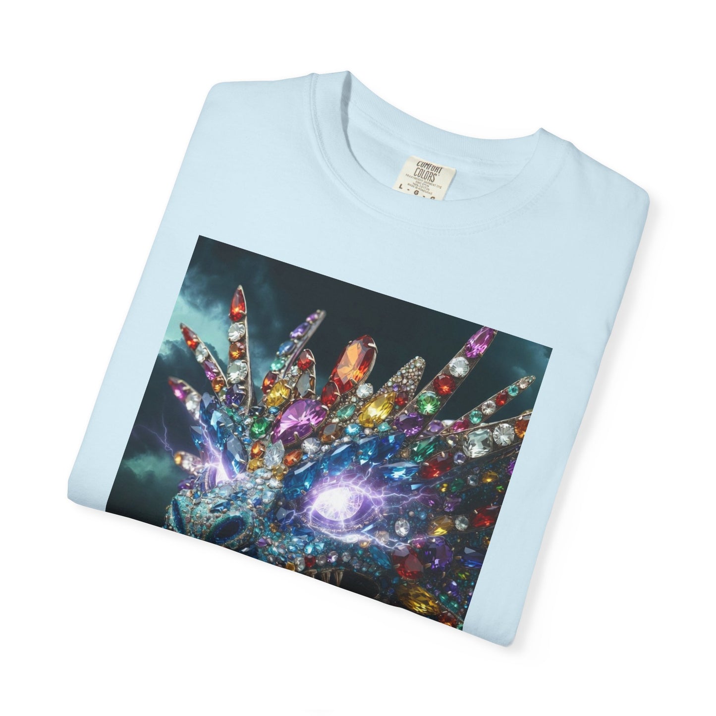 Dragon Crystal T-Shirt — Psychedelic Gem Monster Graphic Tee