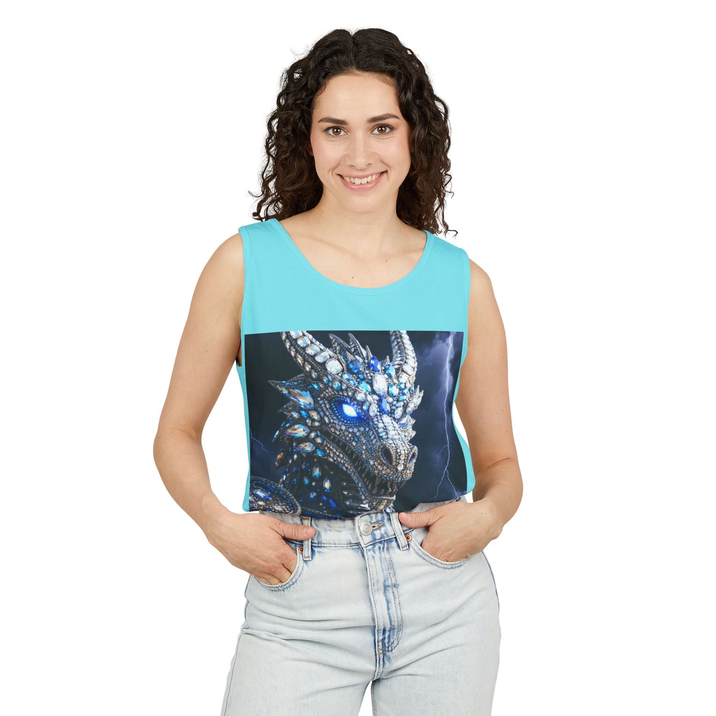Patriotic Crystal Dragon Tank Top
