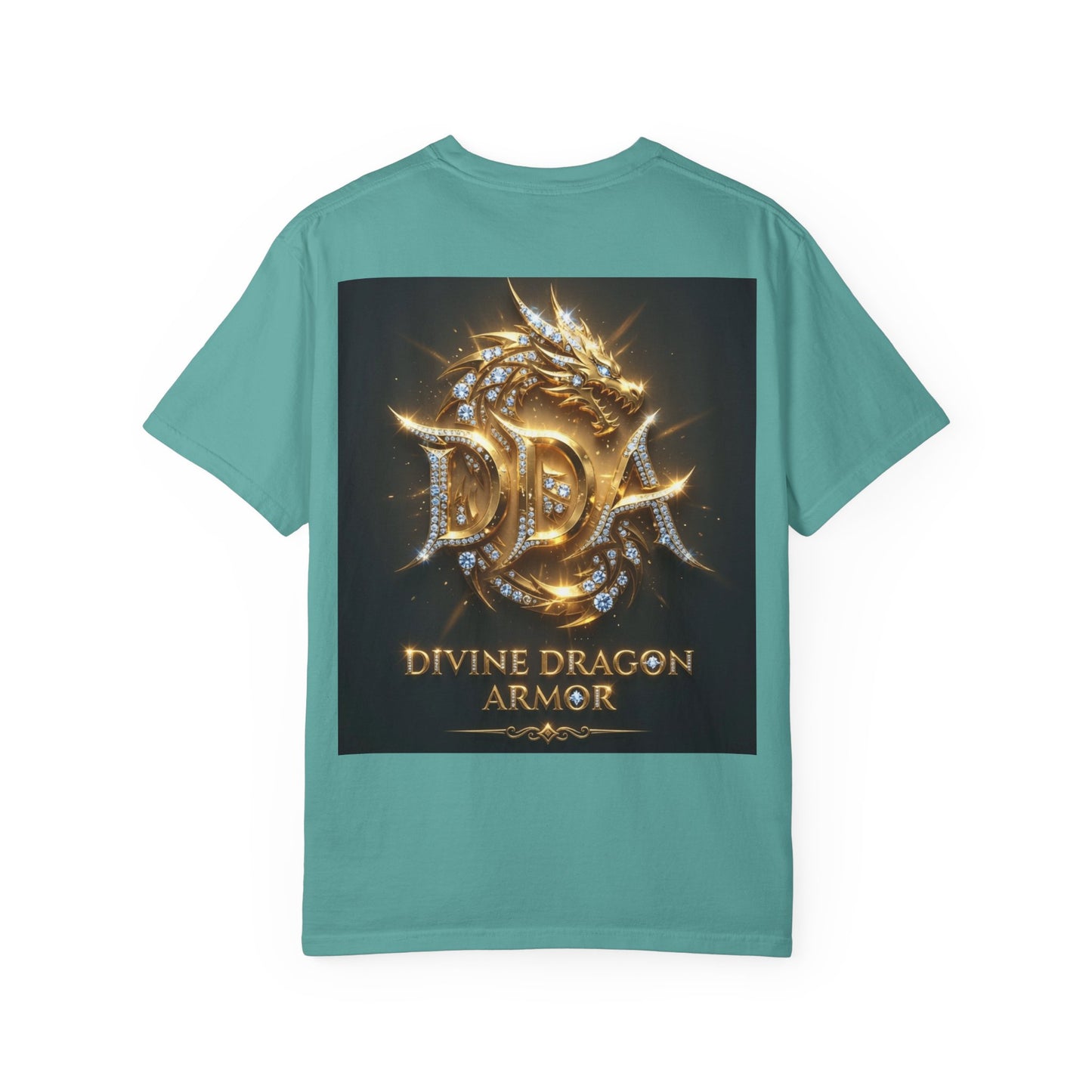 A DIVINE DRAGON ARMOR MEN OR WOMANS Garment-Dyed T-shirt