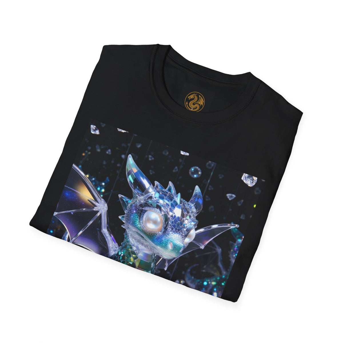 A Crystal Dragon T-Shirt — Sparkling Gem Fantasy Tee