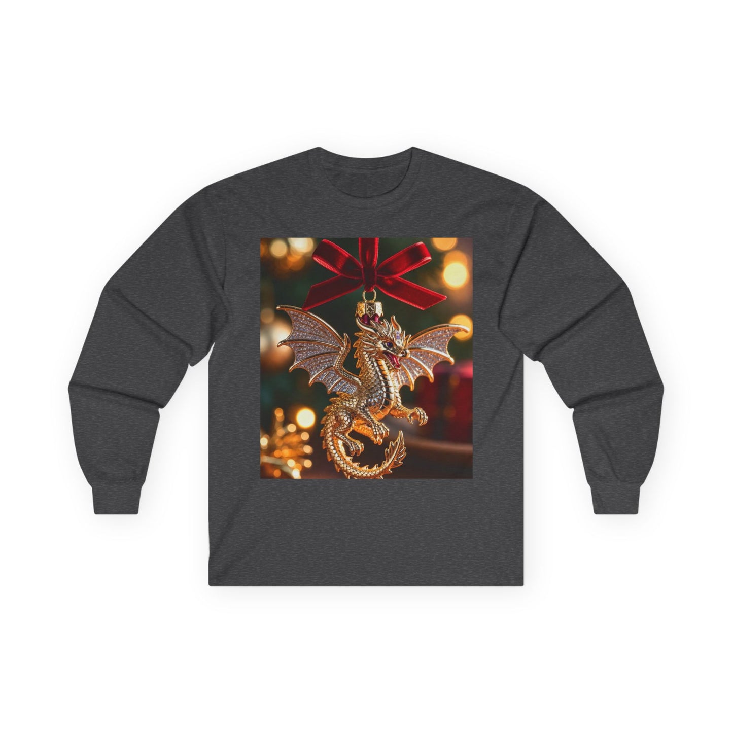 Dragon Ornament Holiday Long Sleeve Tee