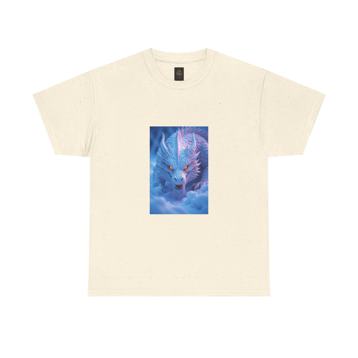 A Mystic Blue Dragon Tee — Ethereal Fantasy Animal Graphic T-Shirt
