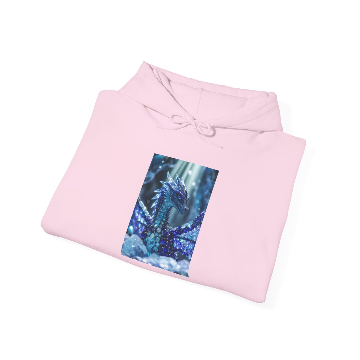 Blue Forest Dragon Hoodie — Mystic Night Scene Sweatshirt
