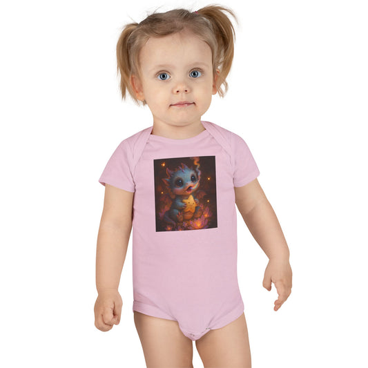 Cosmic Baby Short Sleeve Onesie® - Colorful Space Design for Newborns