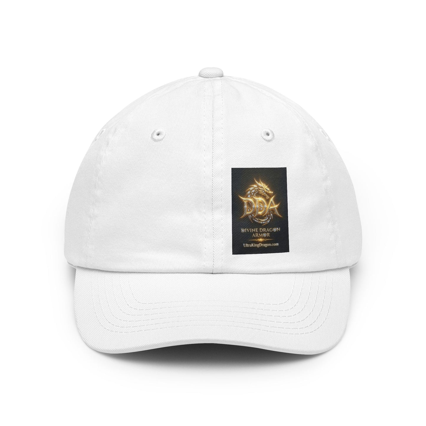 Dad Hat — Golden DRAGON Emblem Baseball Cap