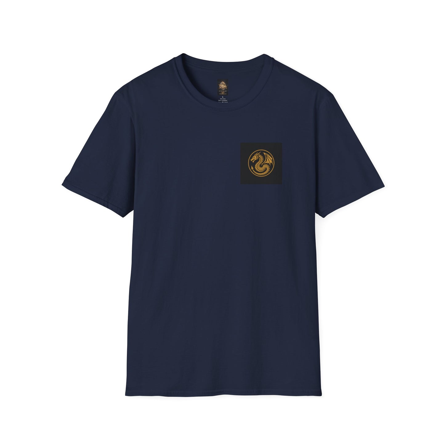 A # 1 Selling Divine Dragon Armor Pocket T-Shirt — Vintage Gold Emblem Tee