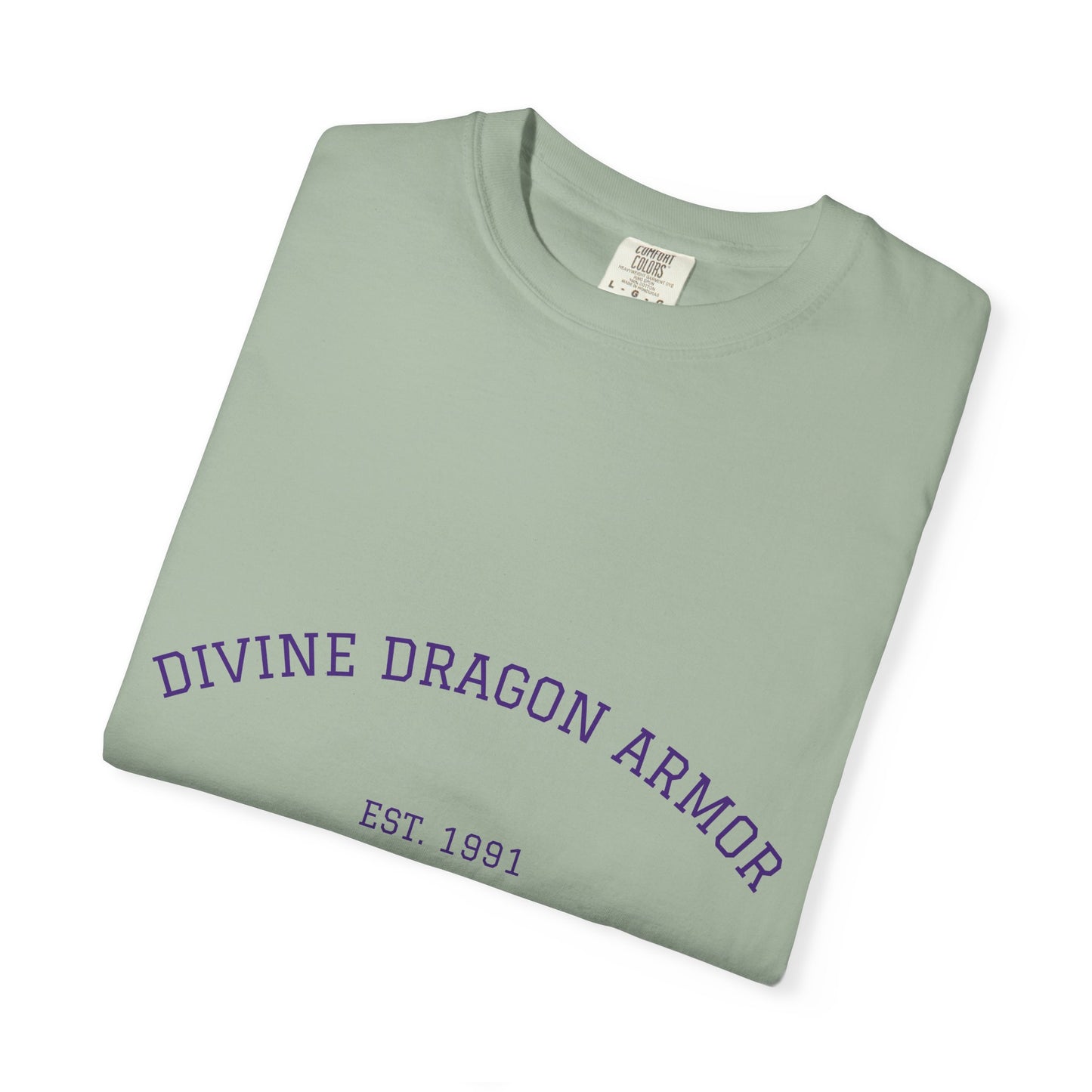 A Divine Dragon Armor Tee — Vintage 'Est. 1991' Graphic T-Shirt