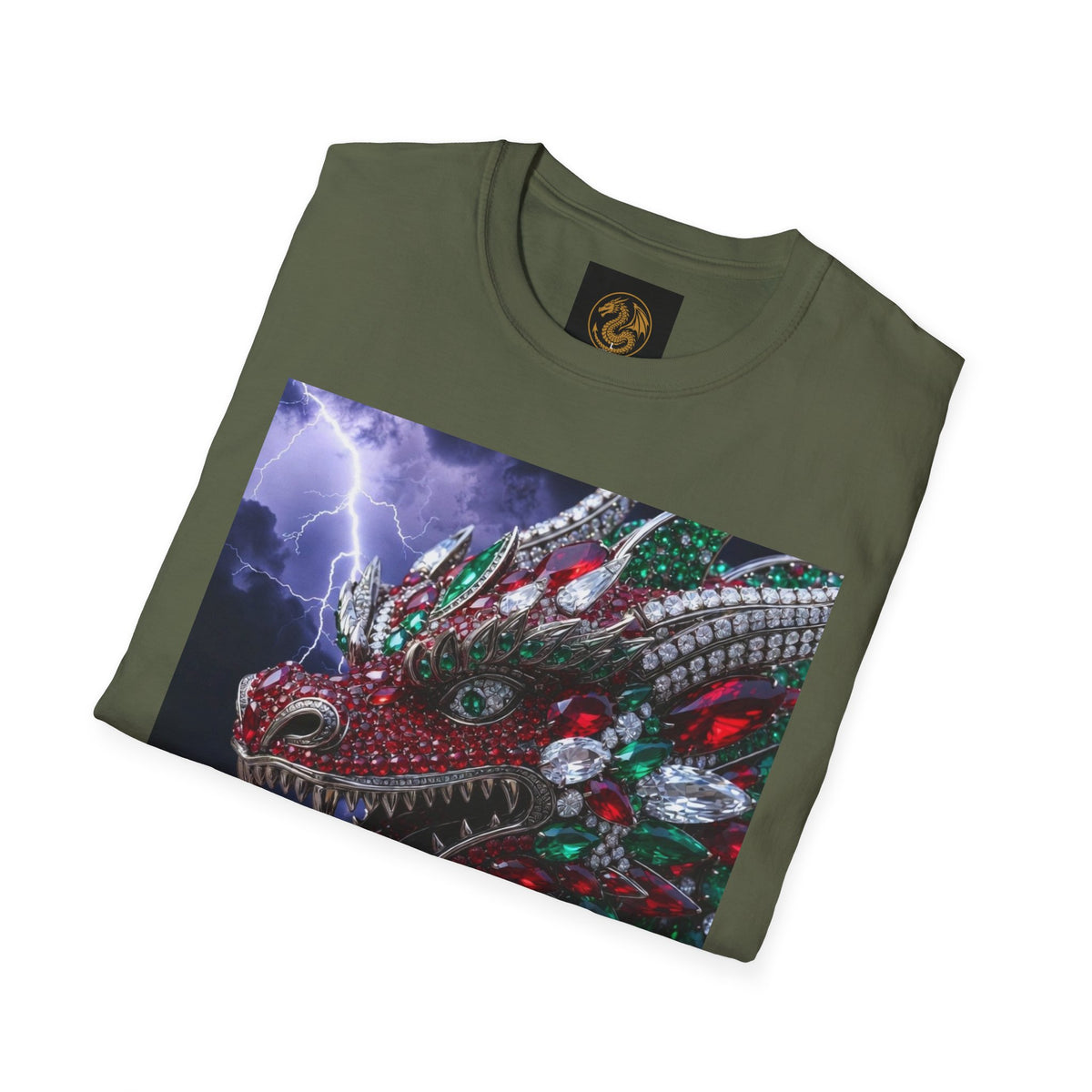 Electric Dragon Graphic T-Shirt