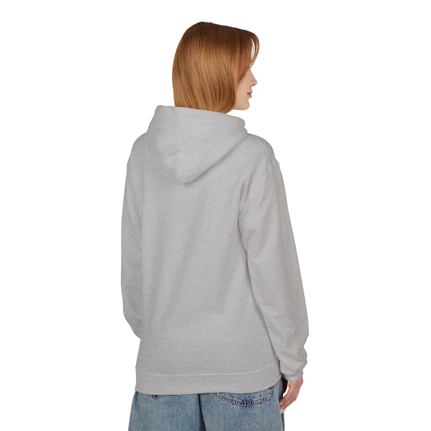 Abstract Red Dragon Marble Hoodie — Minimal Center Art Pullover