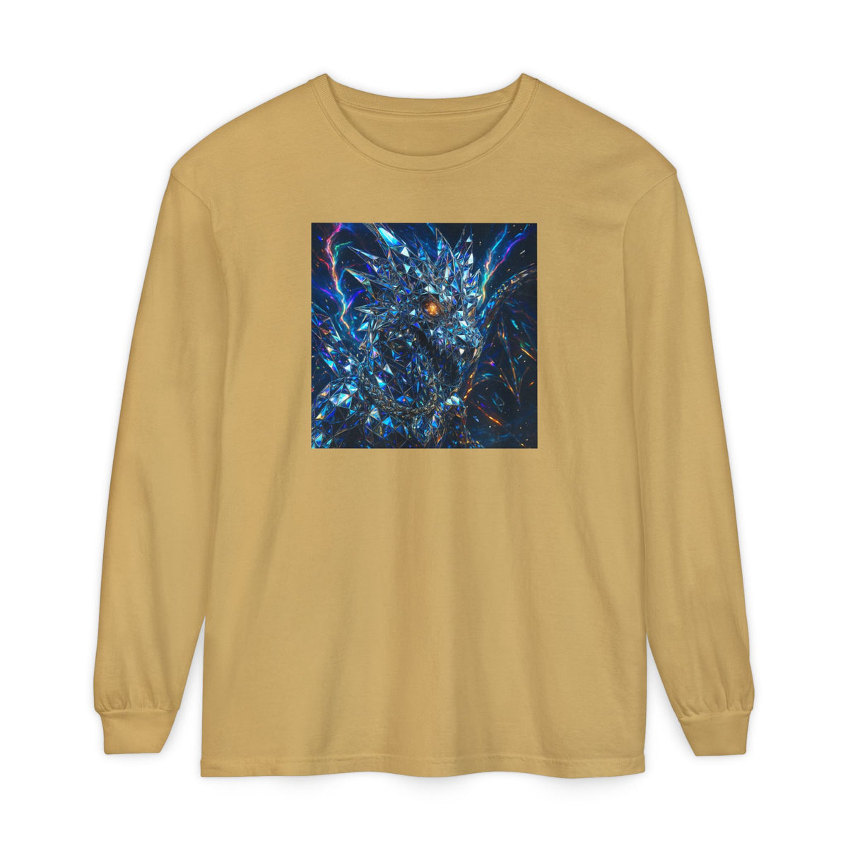 A Glass Dragon Garment-dyed Long Sleeve T-Shirt