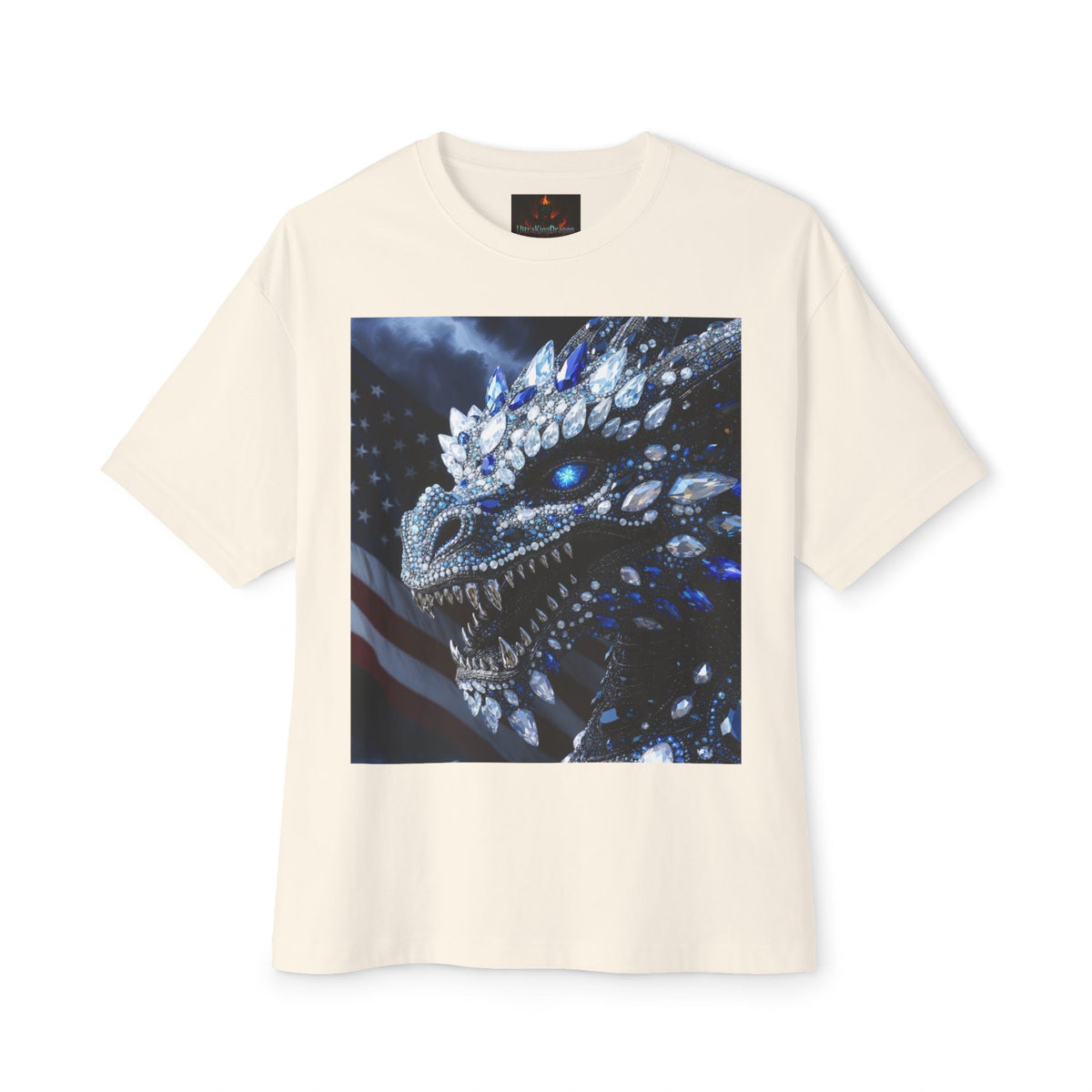 A Dragon USA 🇺🇸 Oversized Boxy Tee - Relaxed Fit Shirt for Casual Wear, Perfect Gift for Birthdays, Holidays, Lounge, Everyday Style, Uplifting [...]