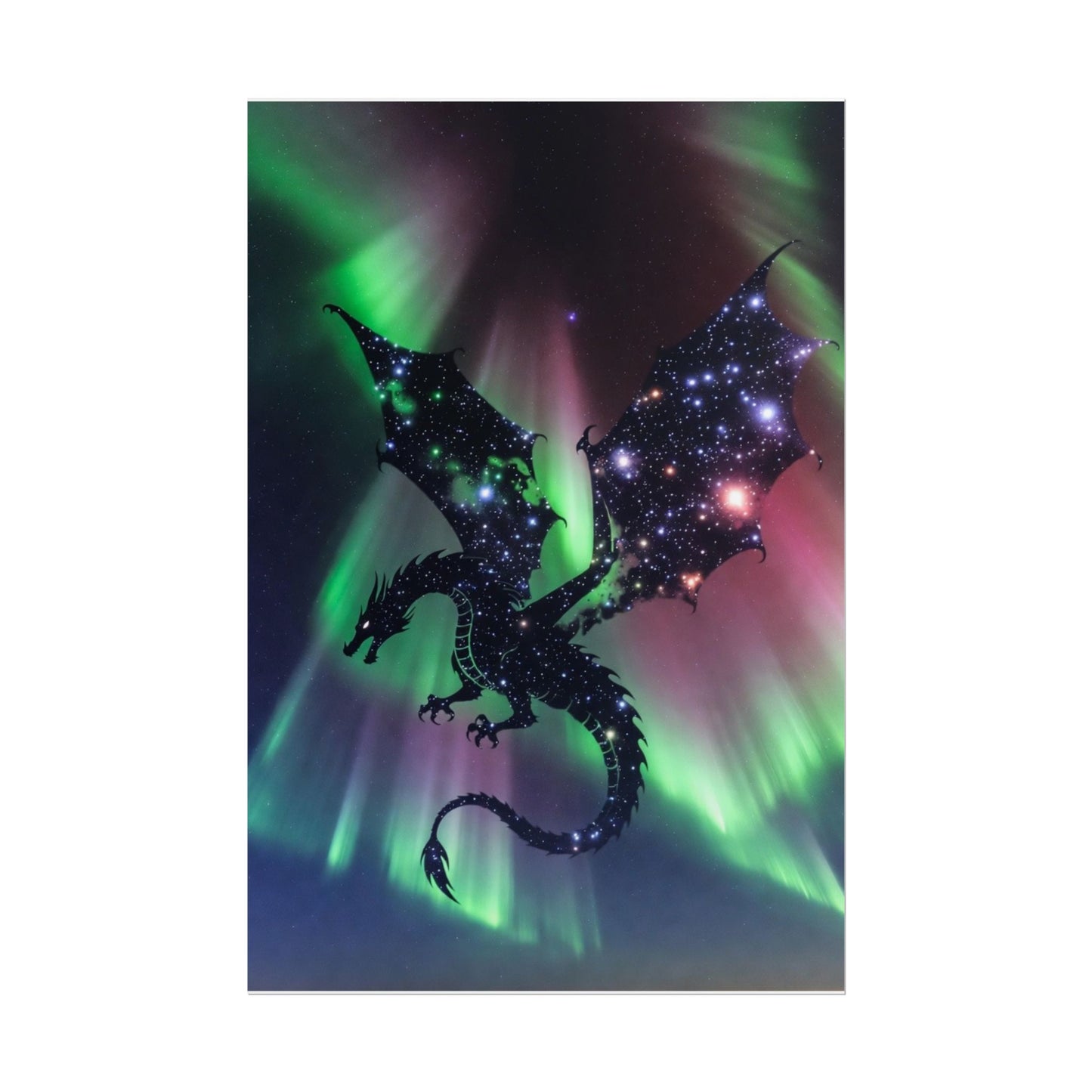 Dragon Aurora Poster