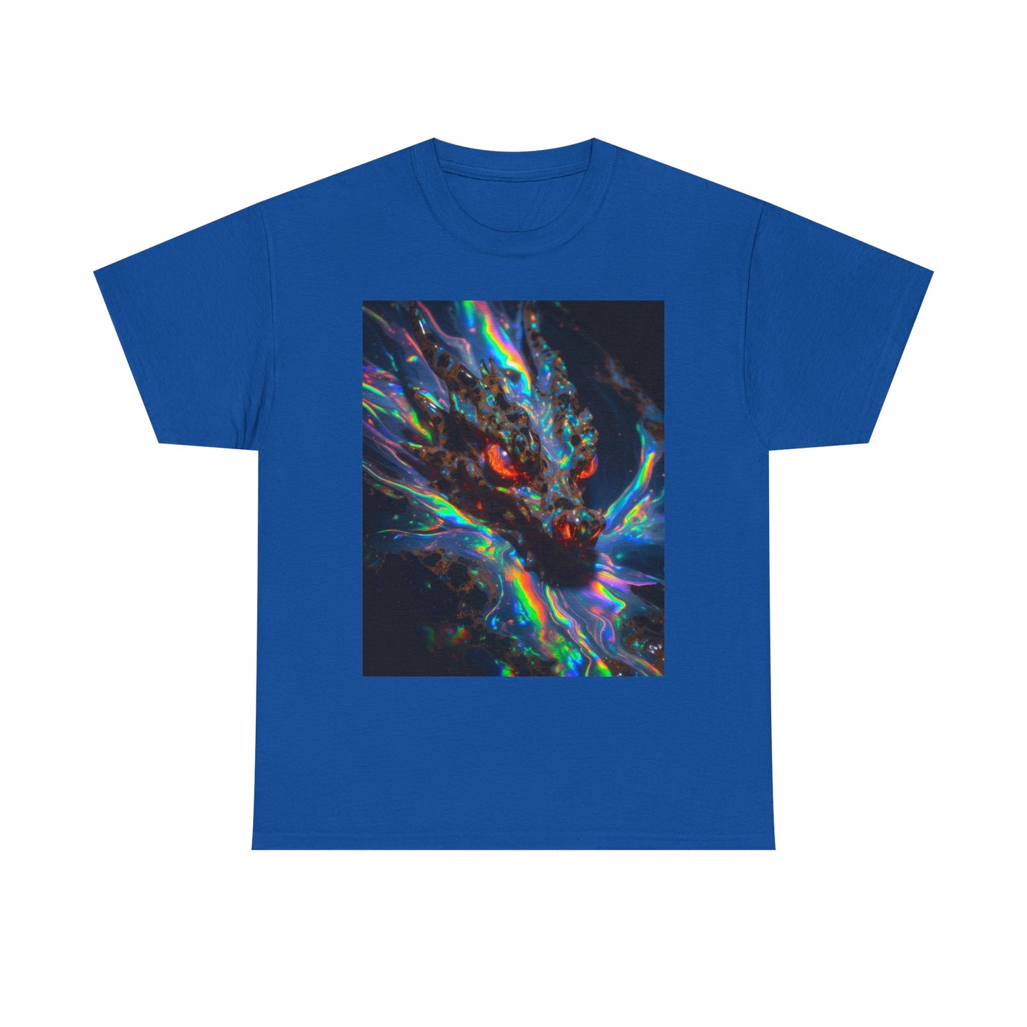 Psychedelic Dragon T-Shirt — Neon Cosmic Dragon Graphic Tee