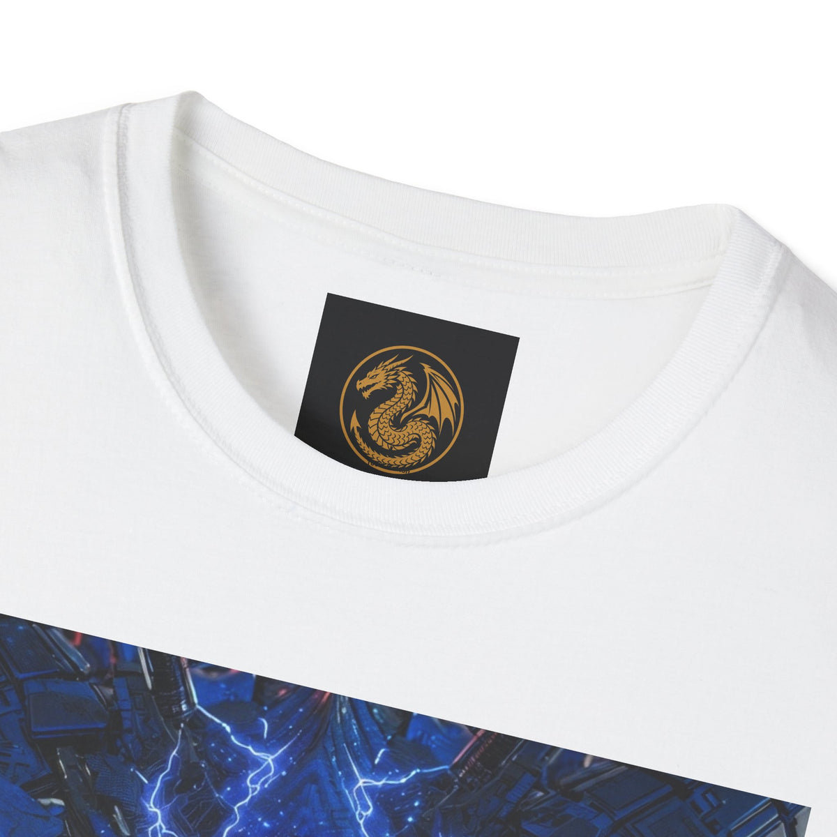 #1 Selling Dragon Nebula T-Shirt — Cosmic Blue Dragon Graphic Tee