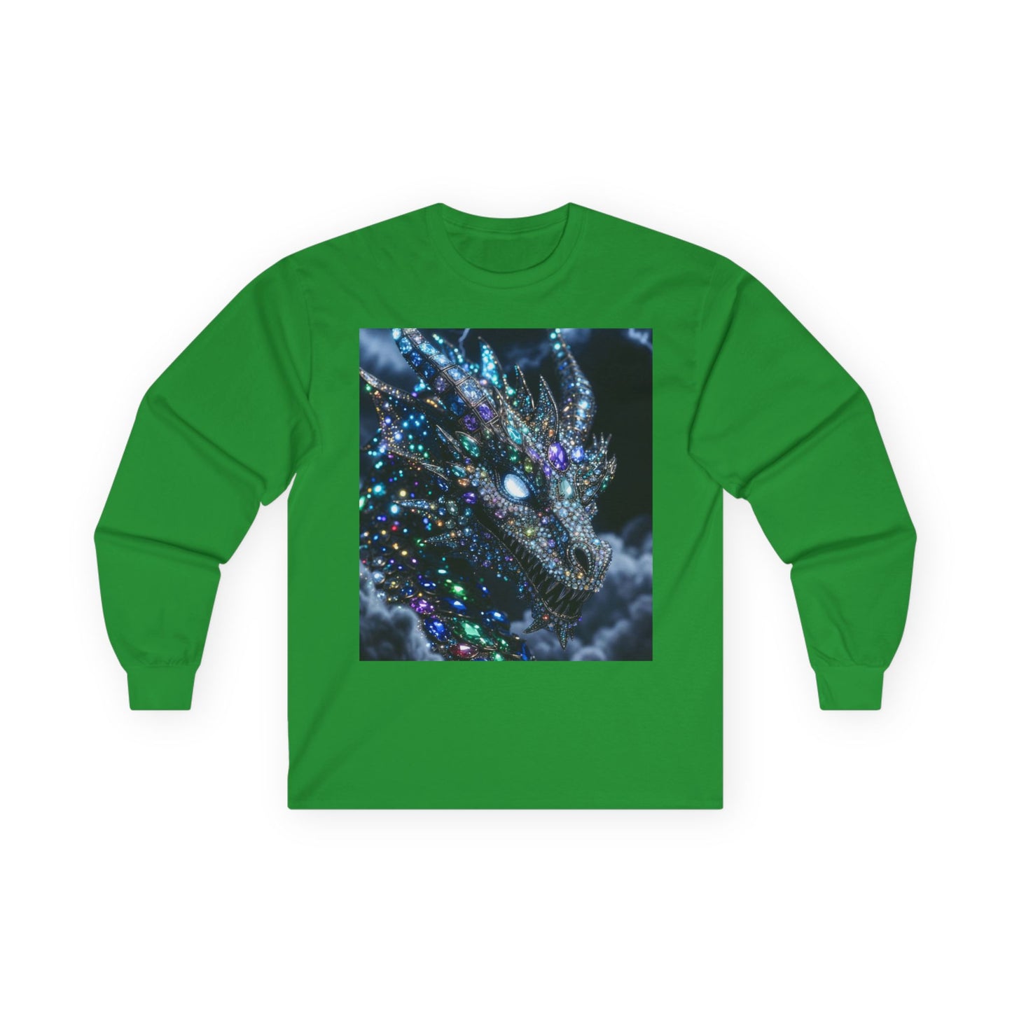 Mystic Crystal Dragon Long Sleeve Tee