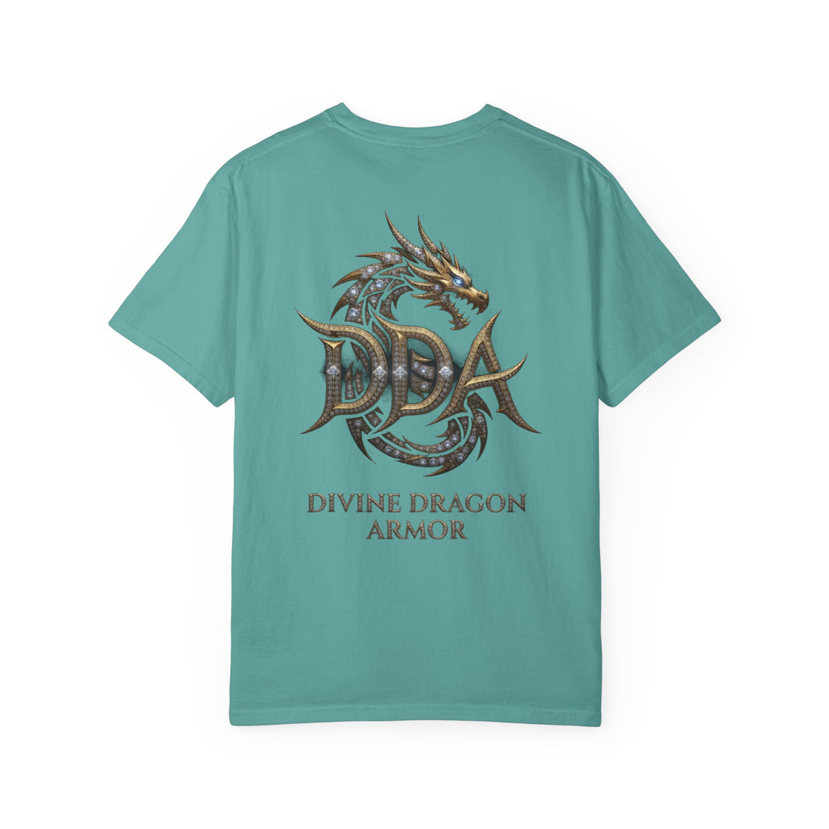 A DIVINE DRAGON ARMOR MEN OR WOMANS Garment-Dyed T-shirt