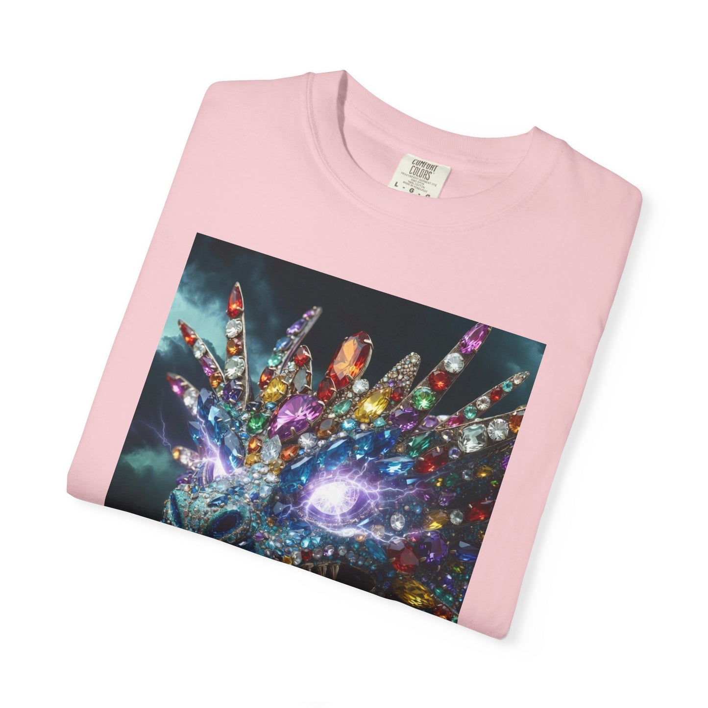 Dragon Crystal T-Shirt — Psychedelic Gem Monster Graphic Tee
