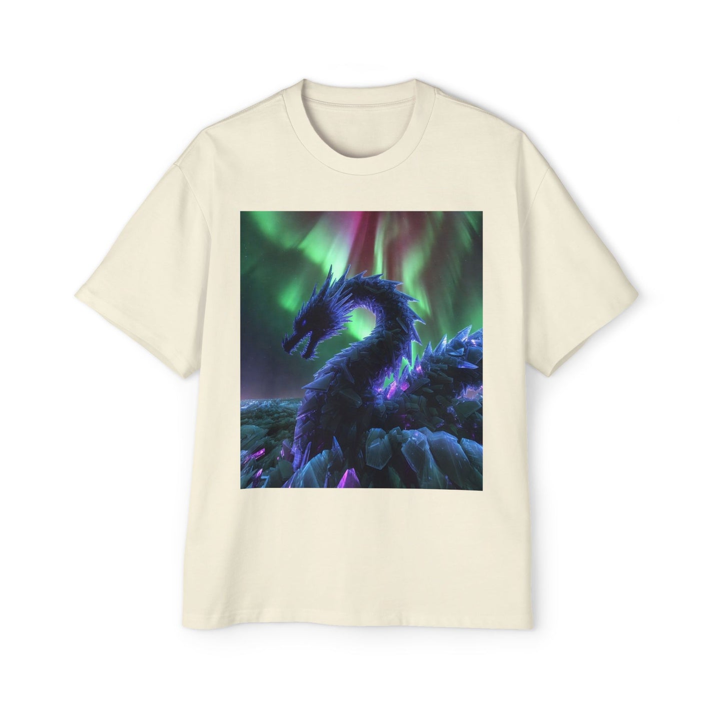 Northern Lights Dragon Tee — Fantasy Dragon Graphic T-Shirt