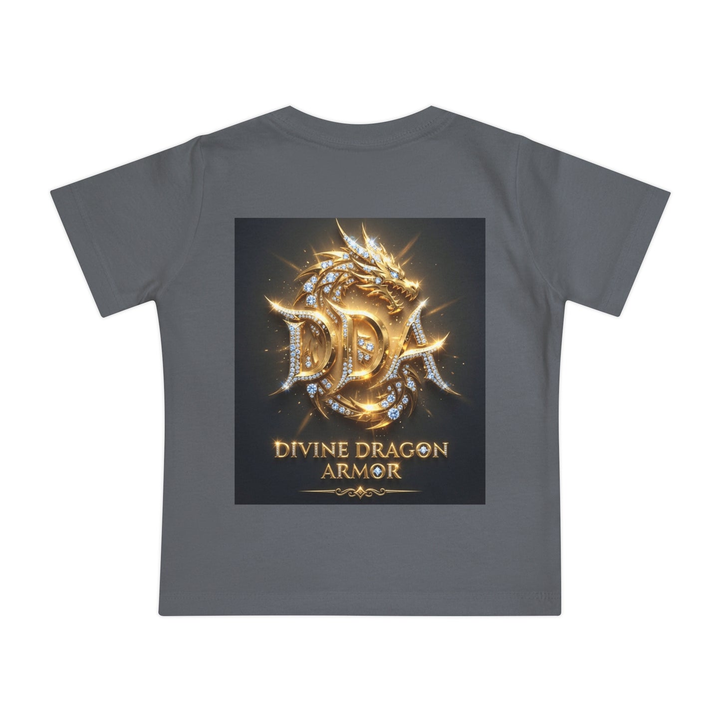 A Baby T-Shirt — Divine Dragon Armor Lightning Robot Graphic