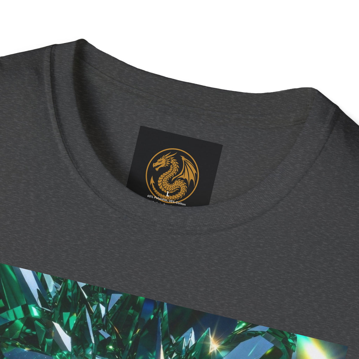 An Emerald Dragon Crystal Skull T-Shirt