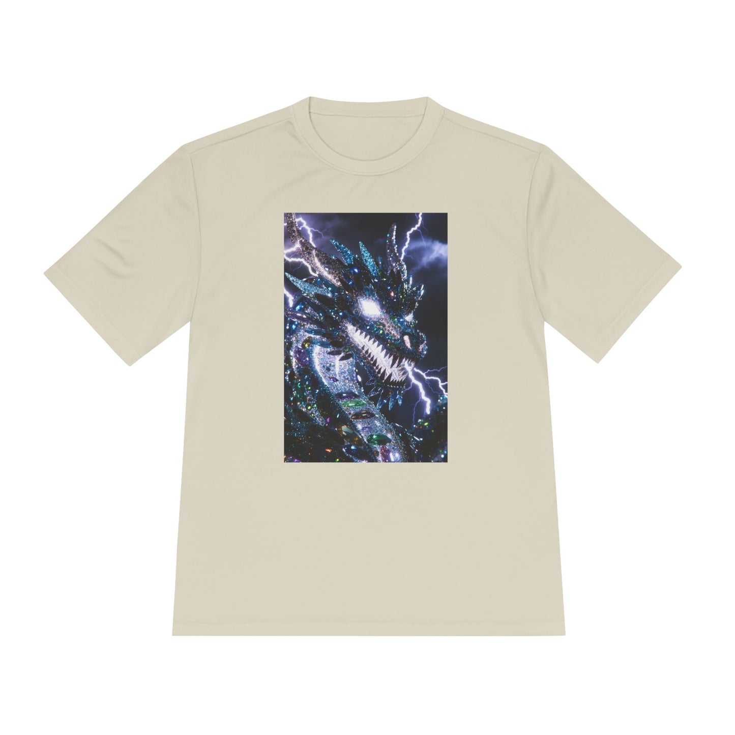 Lightning Dragon Graphic Tee — Cosmic Fantasy Dragon Shirt