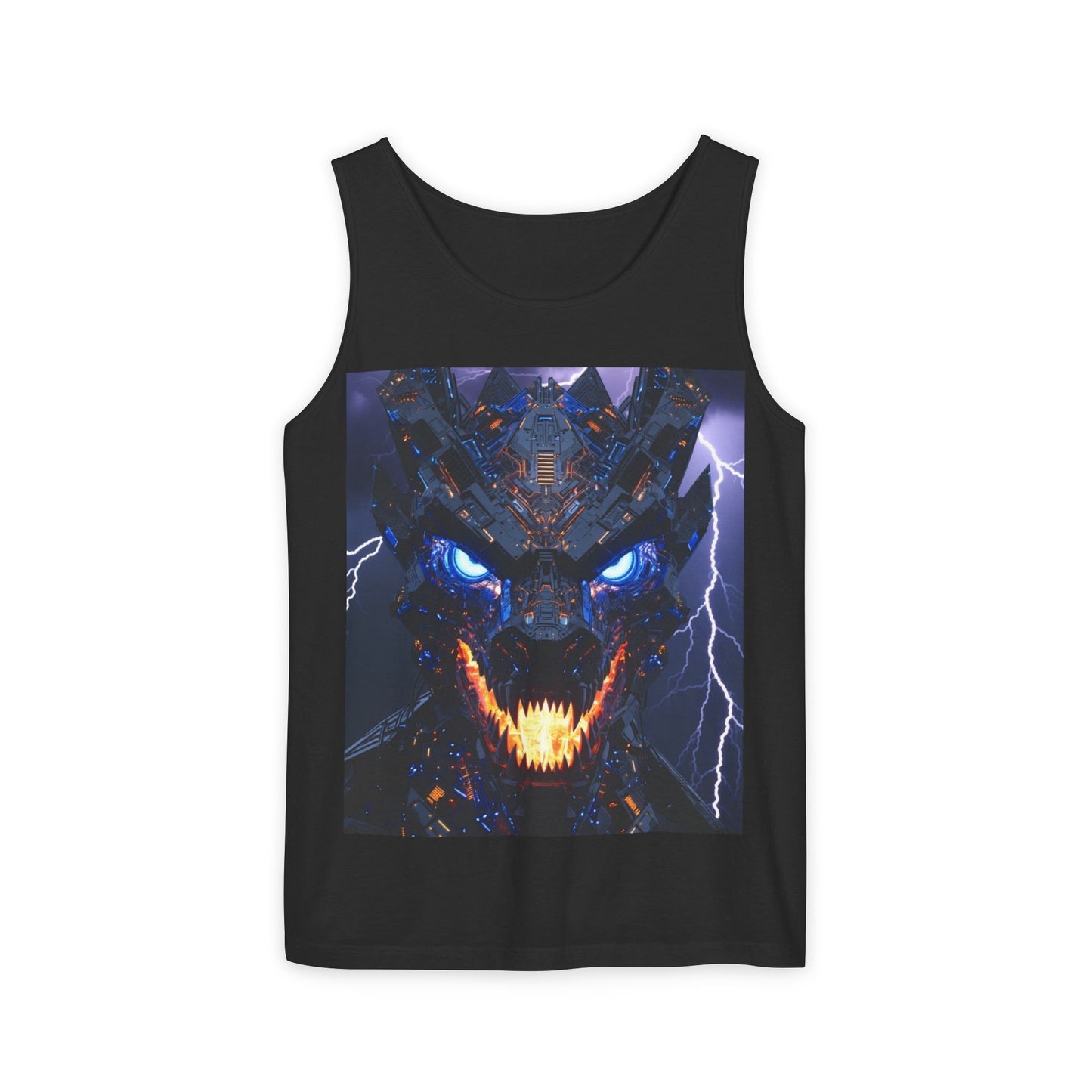 Dragon Storm Tank Top – Fierce Lightning Dragon Graphic Tank