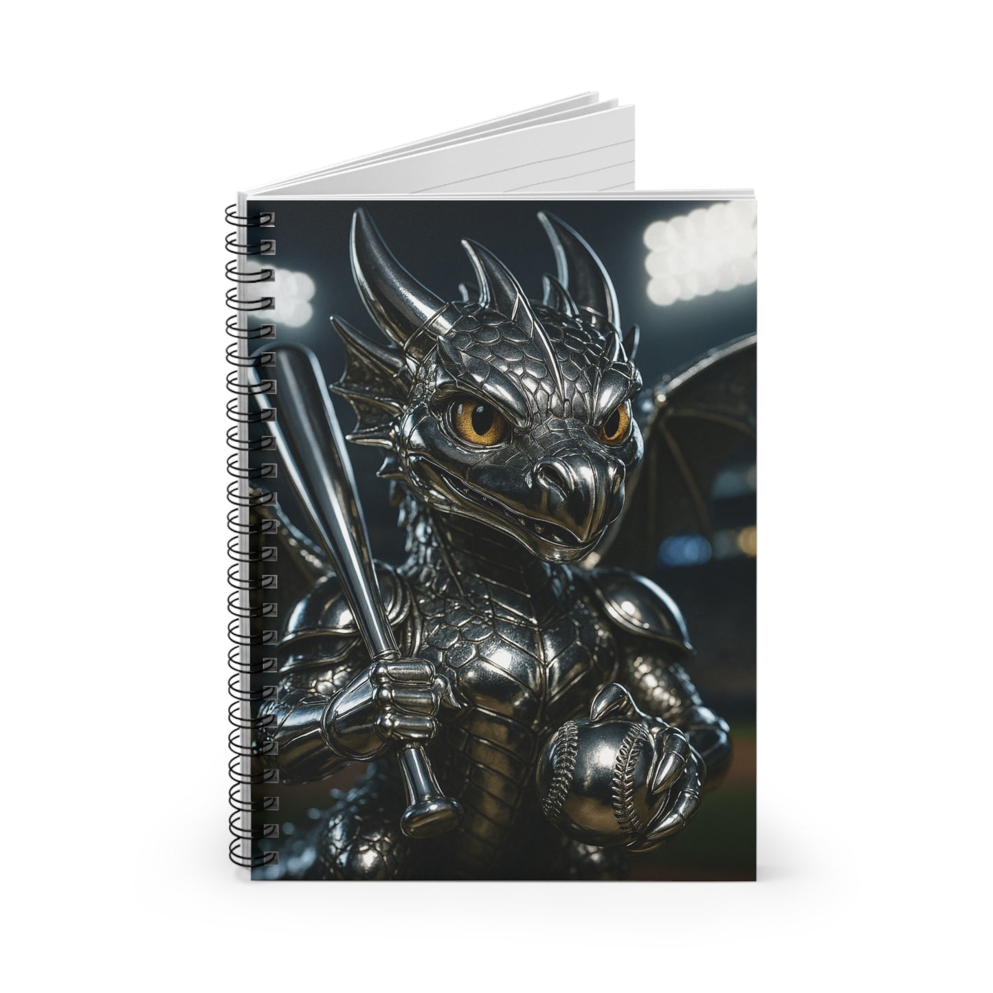 Lucky Dragon Spiral Notebook for St. Patrick's Day, Green Fantasy Journal, Cute Gift for Leprechaun Lovers, Festive Notepad, Seasonal [...]