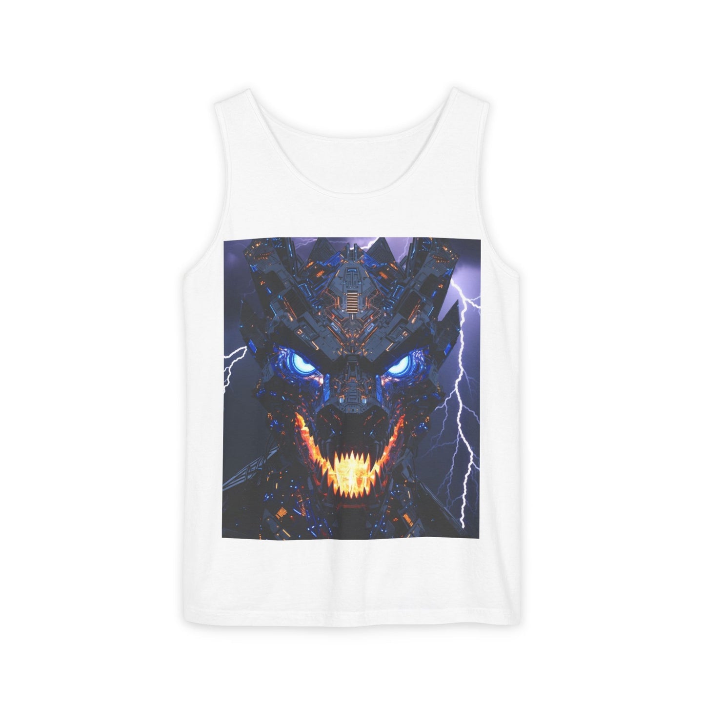Dragon Storm Tank Top – Fierce Lightning Dragon Graphic Tank
