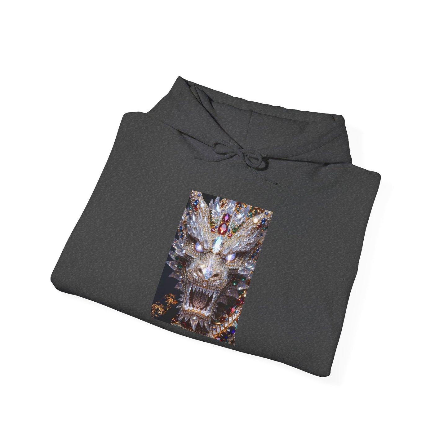 Dragon Skull Hoodie - Mystic Fantasy Graphic Pullover