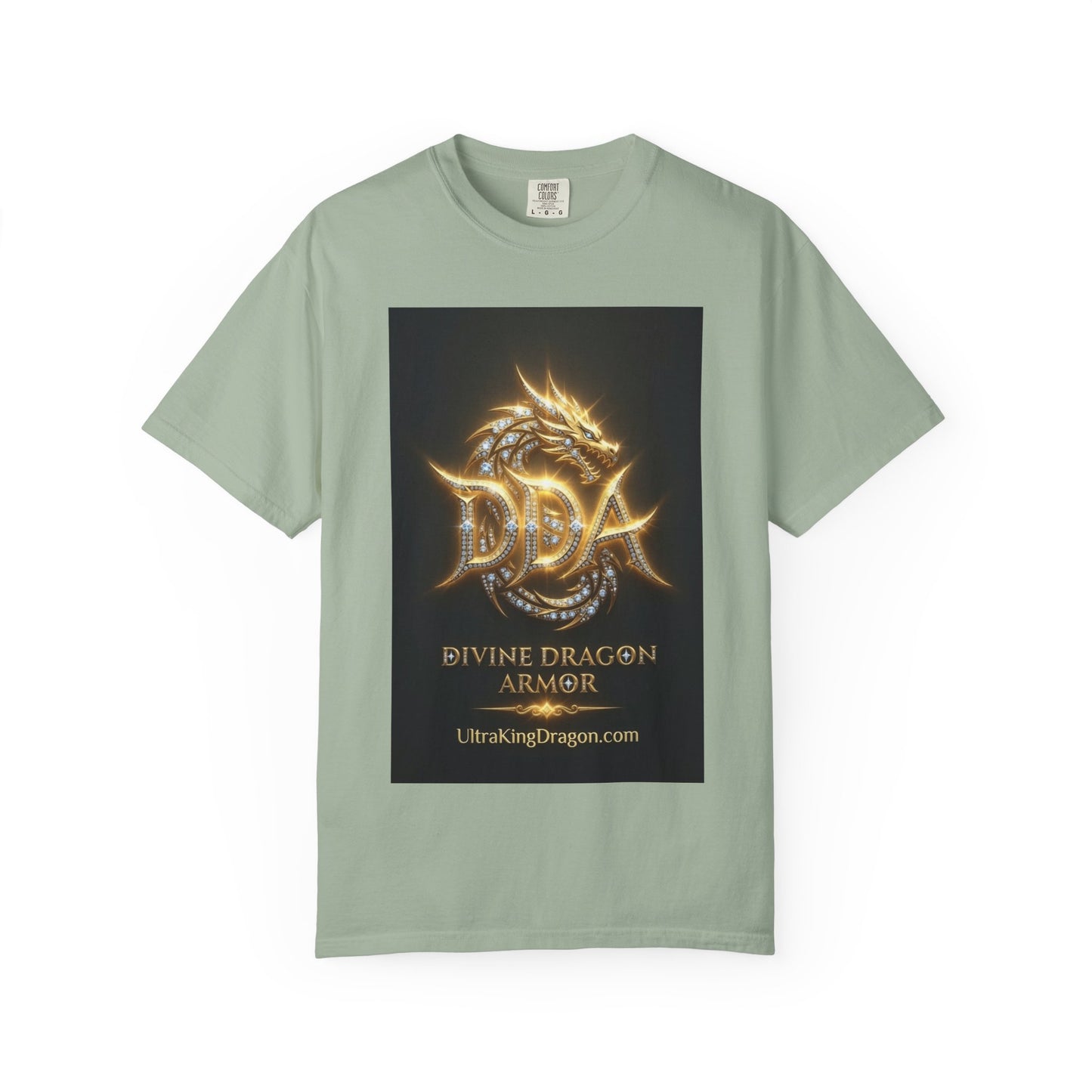 A DIVINE DRAGON ARMOR MEN OR WOMANS Garment-Dyed T-shirt