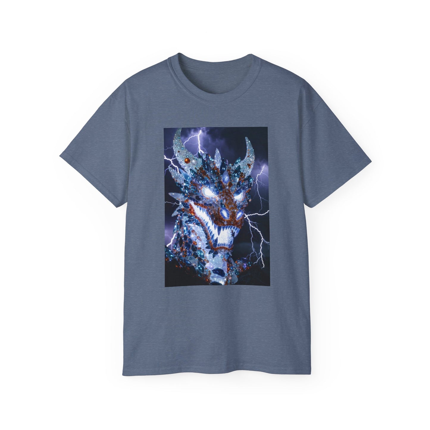 Electric Dragon T-Shirt — Lightning Fantasy Beast Graphic Tee