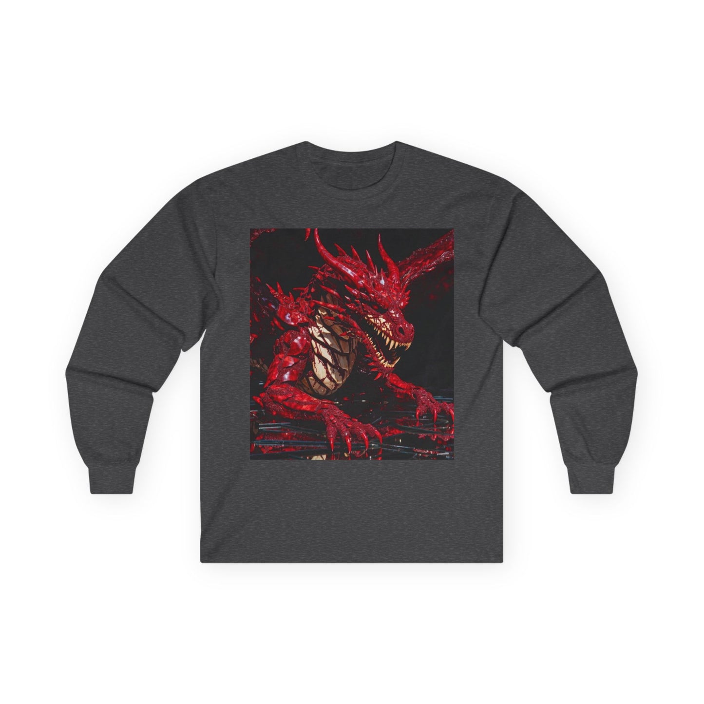 Red Dragon Artwork Long Sleeve Tee