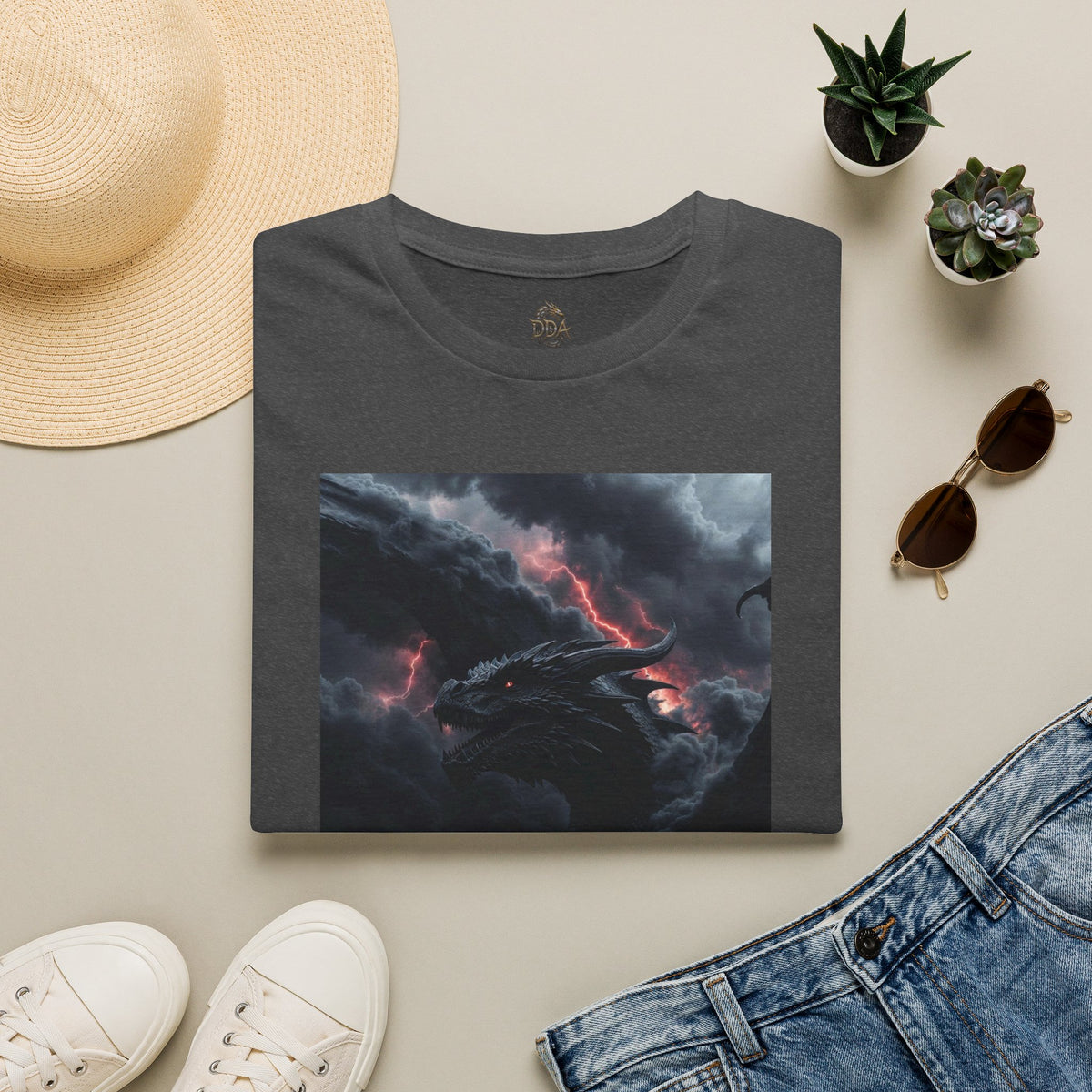 A Dragon Smoke T-Shirt — Stormy Smoke Tee