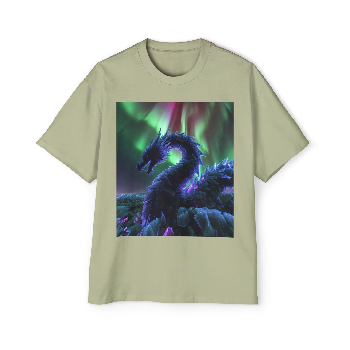 Northern Lights Dragon Tee — Fantasy Dragon Graphic T-Shirt