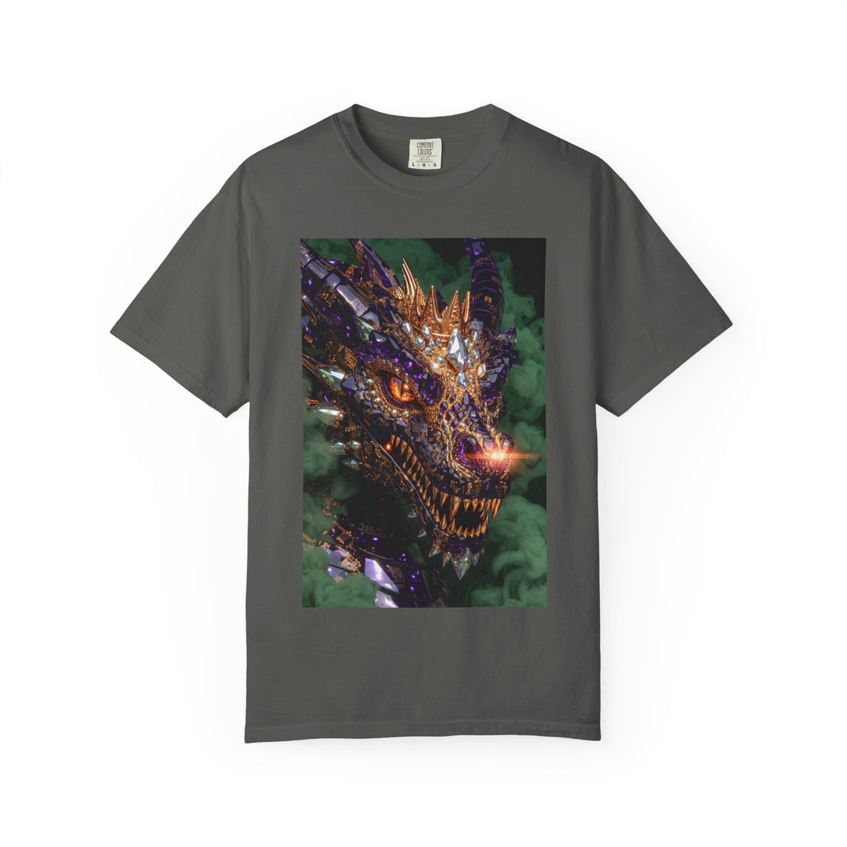 A Dragon Pocket Graphic T‑Shirt — Fiery Fantasy Chest Print