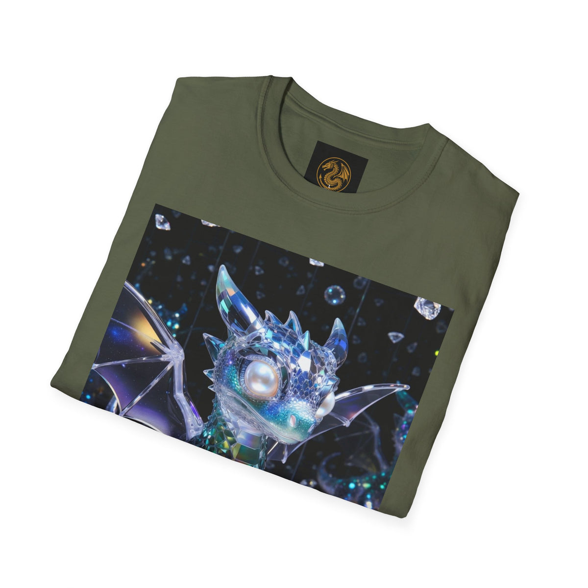 A Crystal Dragon T-Shirt — Sparkling Gem Fantasy Tee
